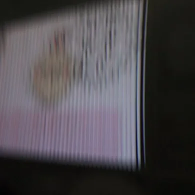 Blurred screen photograph