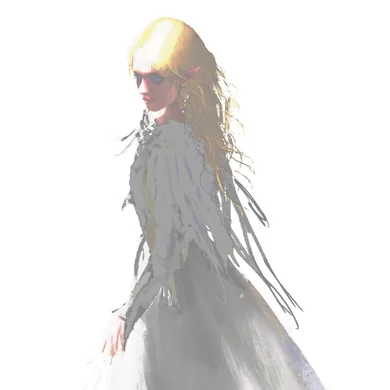 Light figure character painting